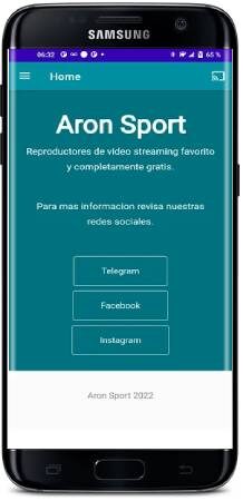 Aron Sport apk para teléfonos Android